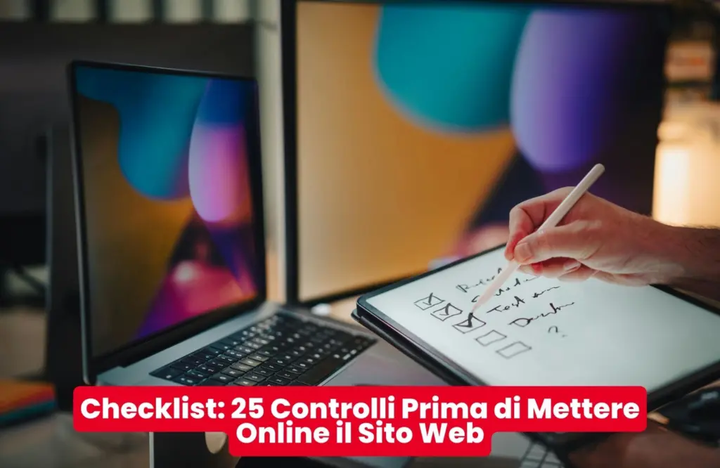 checklist sito web online