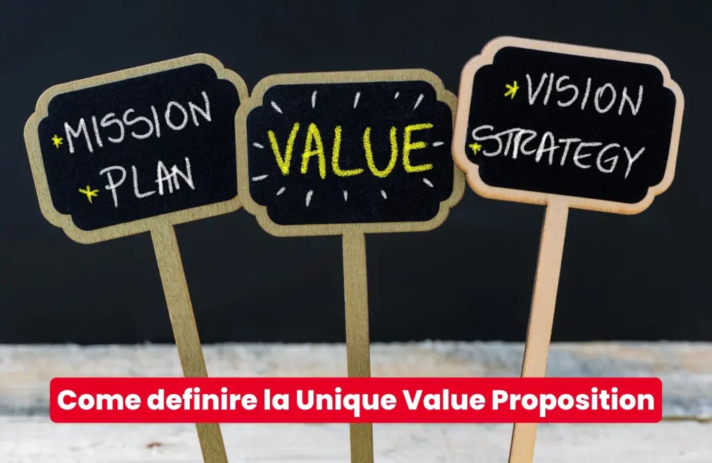 definire la unique value proposition