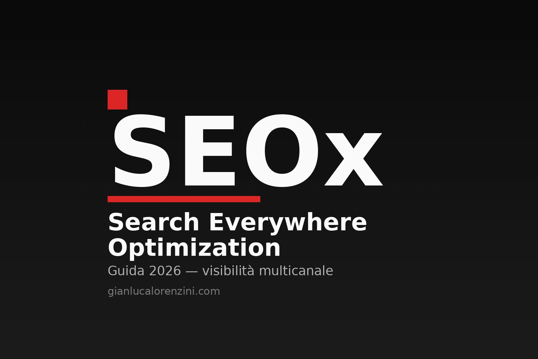 Search Everywhere Optimization: guida 2026 alla visibilità multicanale per PMI italiane
