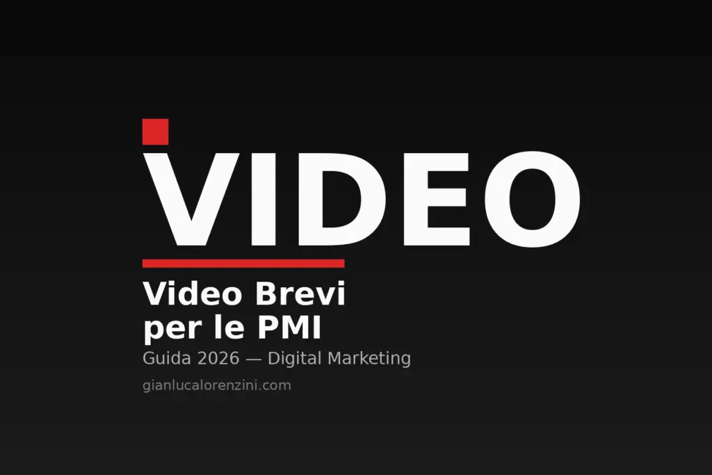 Guida 2026 ai video brevi per PMI: Reels, Shorts e TikTok per generare clienti