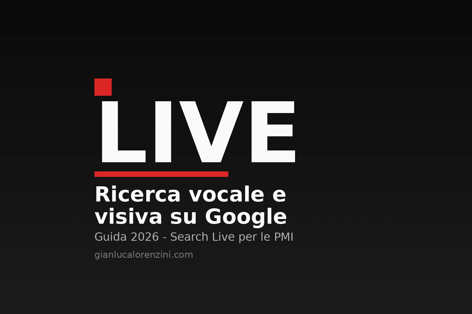 Search Live di Google: ricerca vocale e visiva in tempo reale per le PMI italiane