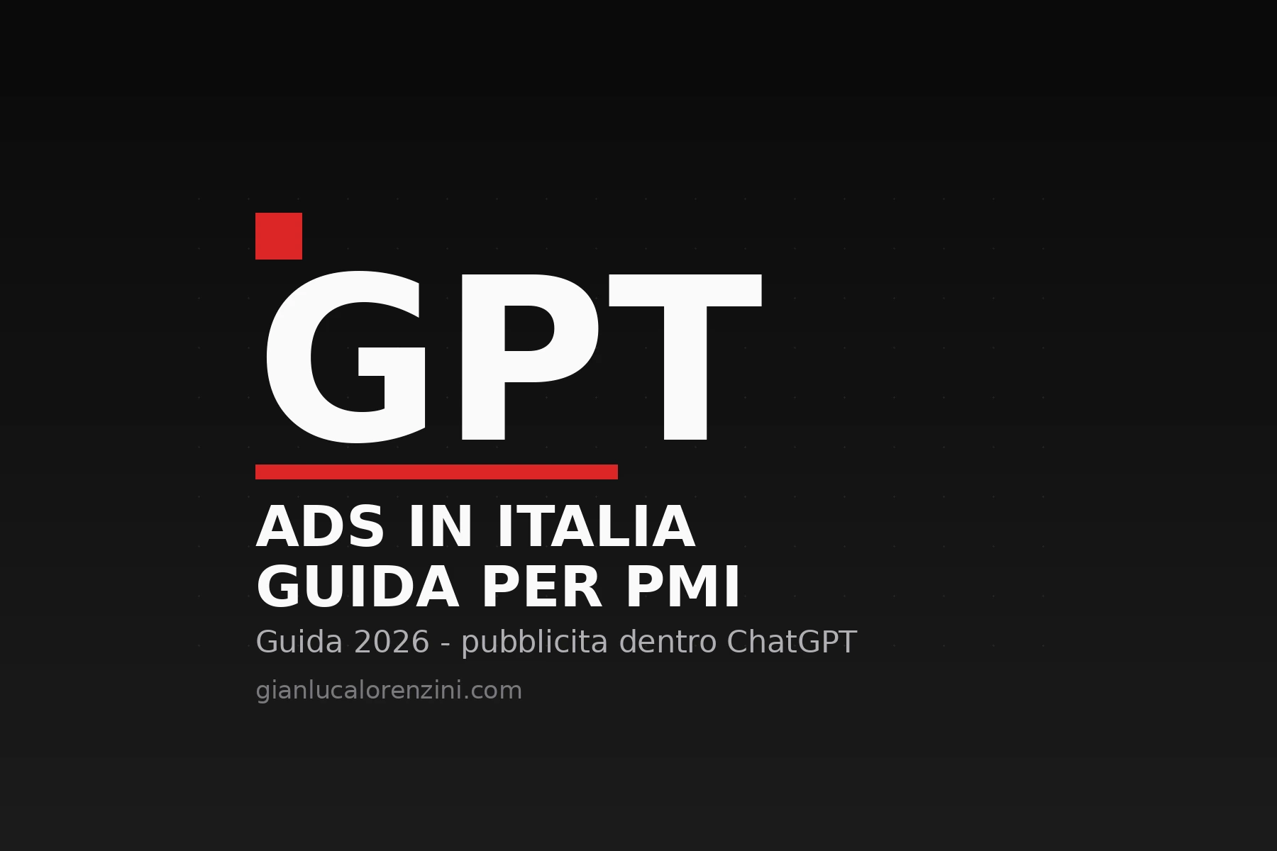 ChatGPT Ads in Italia, guida 2026 per le PMI alla pubblicita dentro ChatGPT
