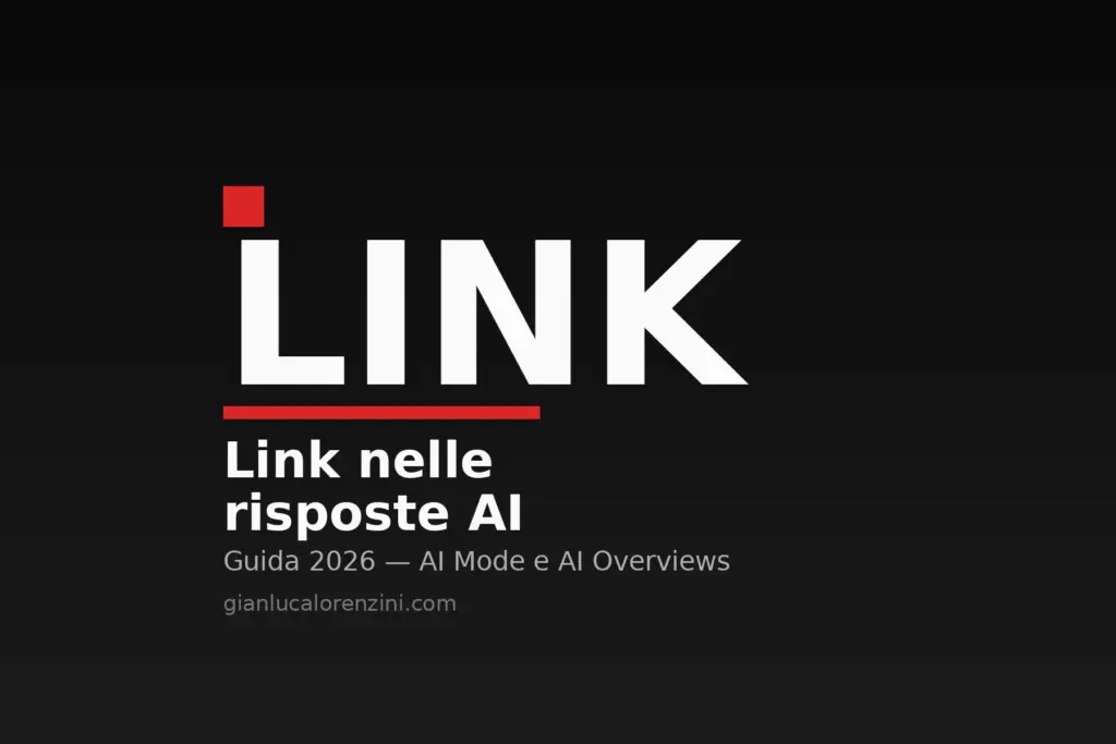 Banner: link nelle risposte AI di Google, guida 2026 per PMI